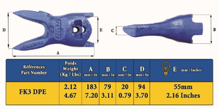 フェルスト FK3 DPE バケット タイガートゥース