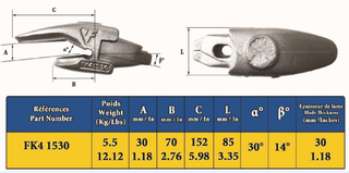 フェルスト FK4 1530 バケットアダプター